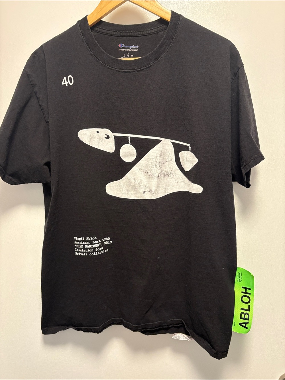 Champion x Virgil Abloh ICA Boston FIGURES OF SPEECH